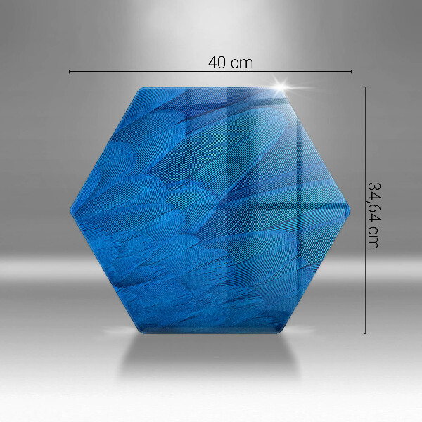 Tábua de corte penas de pássaros