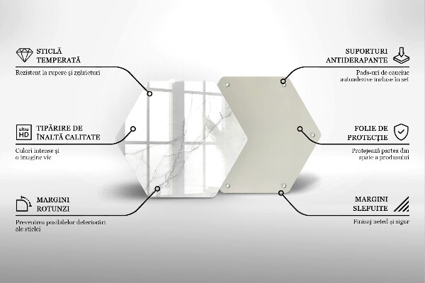 Tábua de corte Fundo de pedra de mármore