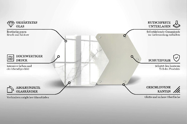 Tábua de corte Fundo de pedra de mármore