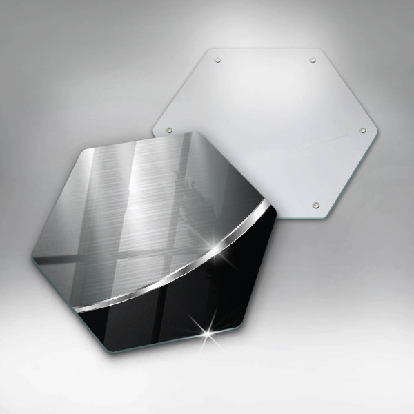 Tábua de cortar Abstração com metal