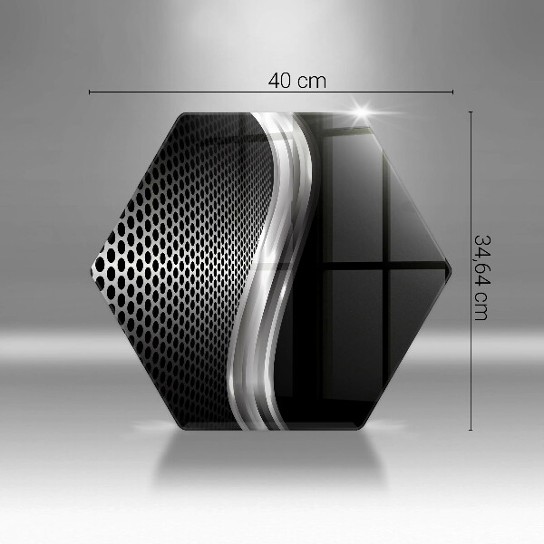 Tábua de corte de vidro Estrutura metálica