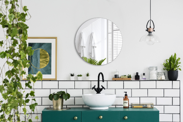 Espelho redondo sem moldura fi 70 cm