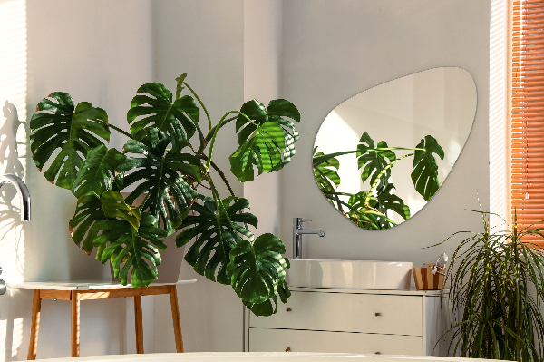 Espelho irregular orgânico sem moldura 48x48 cm