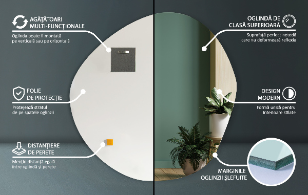 Espelho sob medida 77x77 cm