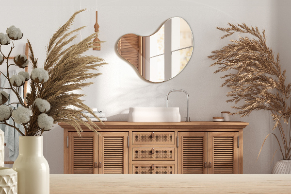 Espelho orgânico sem moldura 48x48 cm