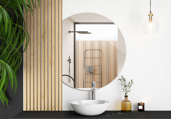 Espelho biselado sem moldura 74x90 cm