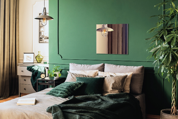 Espelho retangular decorativo sem moldura 50x50 cm