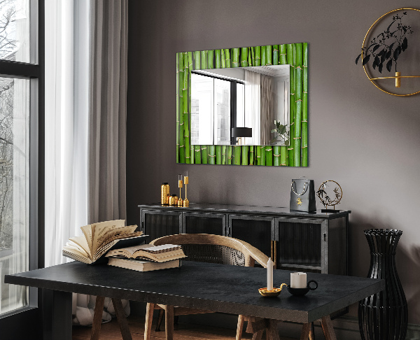 Espelho decorativo de mármore ônix azul