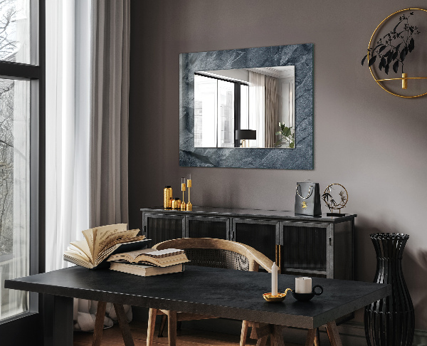 Espelho decorativo com motivo de árvore geométrica