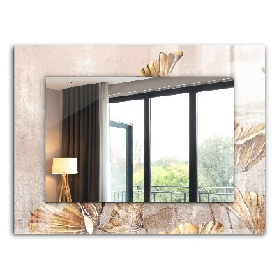 Espelho decorativo com flores vintage