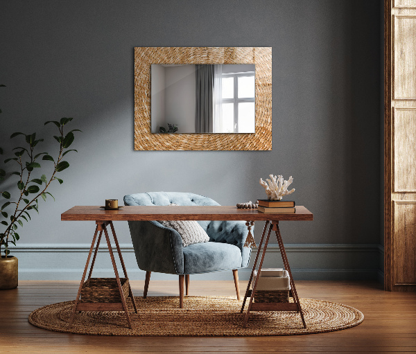 Espelho decorativo Trança