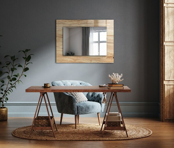Espelho decorativo com silhueta de gato