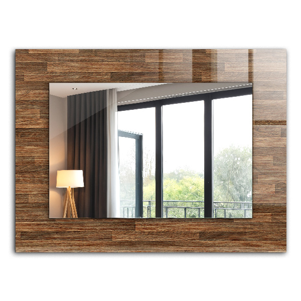 Espelho com moldura decorada em mármore preto