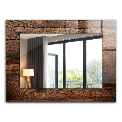 Espelho decorativo com estrutura de osso