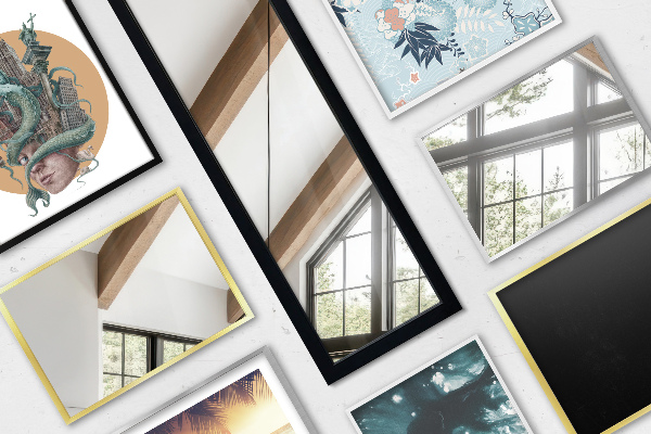 Espelho de chão carvalho 36x156 cm