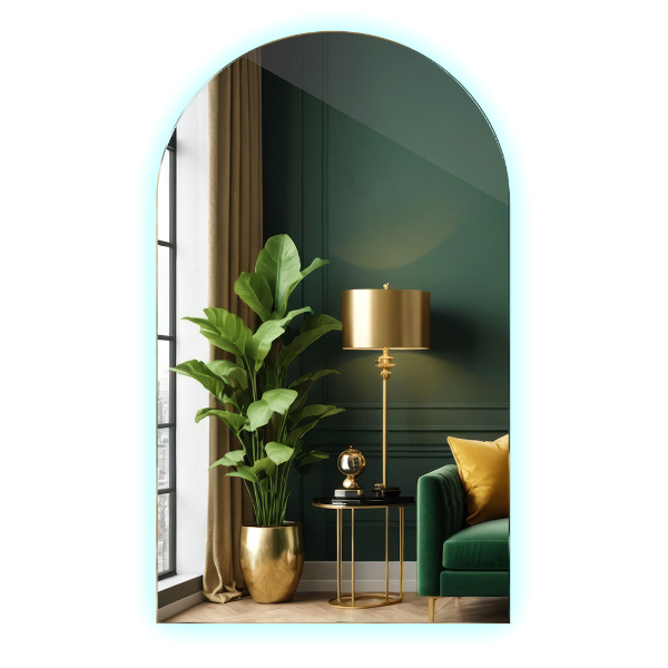 Espelho arco LED 40x70 cm