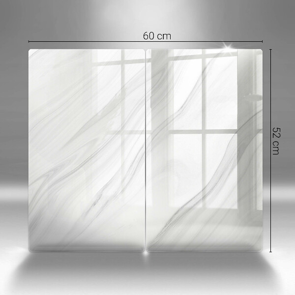 Tampa de parede do fogão a gás Mármore delicado