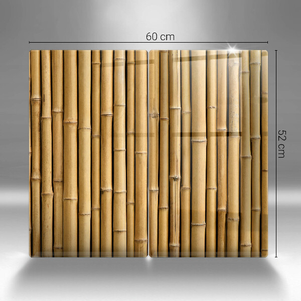 Placa de proteção para o fogão Natureza boho bambu