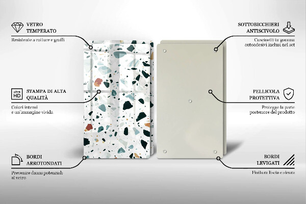 Painel de proteção para cozinhas Pedra clara de grés