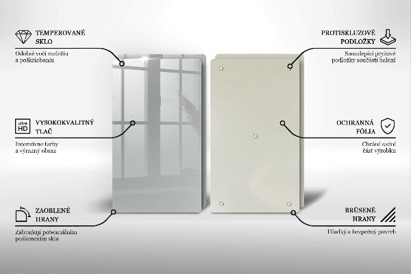 Tampa de parede do fogão a gás Cor cinza
