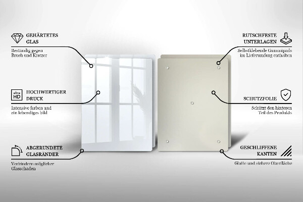 Tampa de parede do fogão a gás Cor branca