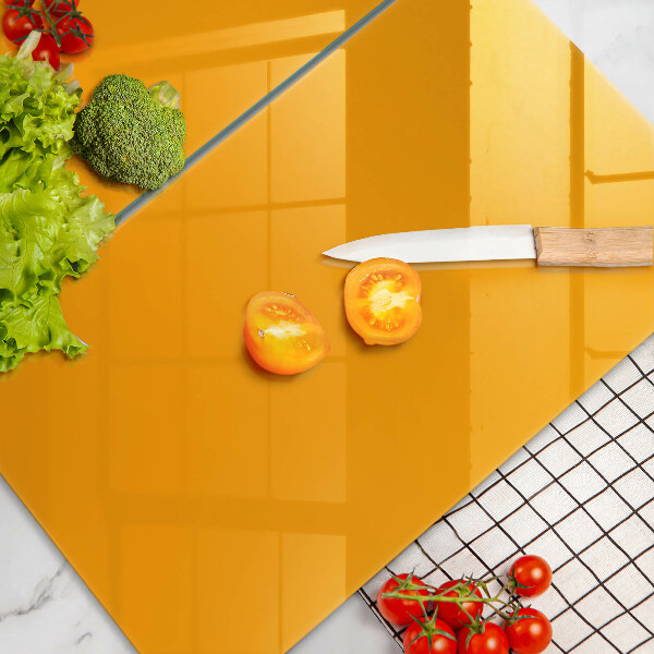 Tampa de parede do fogão a gás Cor amarela escura