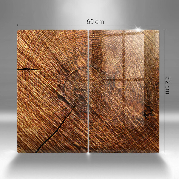 Placa de proteção da placa de fogão a gás Estrutura de madeira