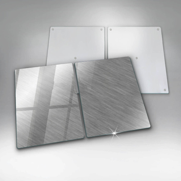 Tampa de parede do fogão a gás Fundo textura metal