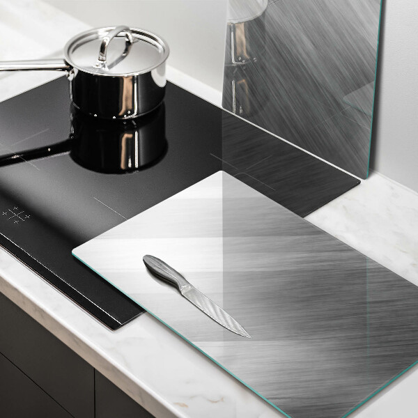 Tampa de parede do fogão a gás Fundo textura metal