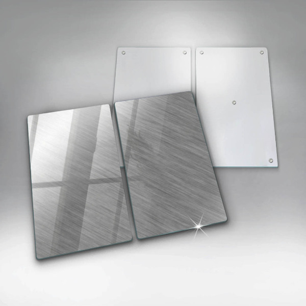 Tampa de parede do fogão a gás Fundo textura metal