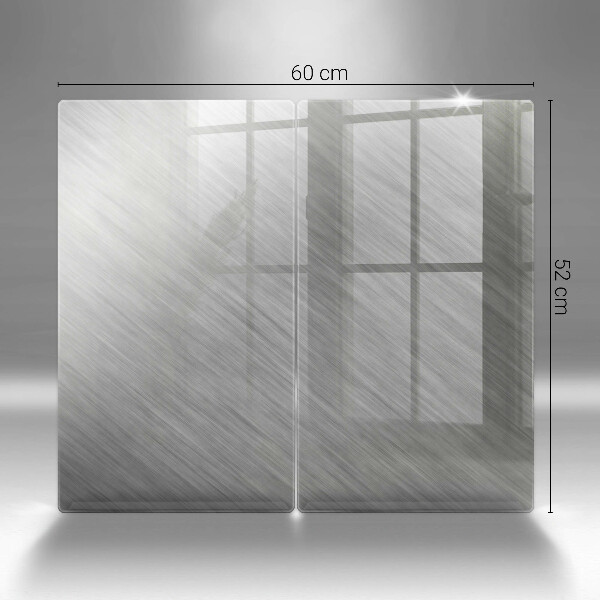 Tampa de parede do fogão a gás Fundo textura metal