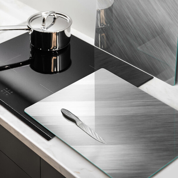 Tampa de parede do fogão a gás Fundo textura metal