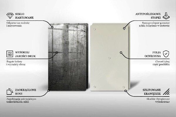 Tampa de parede do fogão a gás Textura de metal