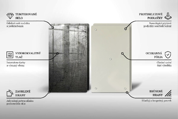 Tampa de parede do fogão a gás Textura de metal