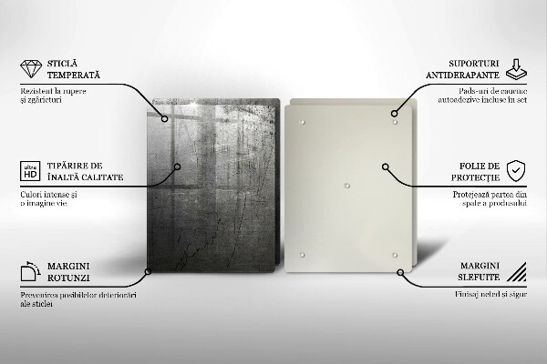 Tampa de parede do fogão a gás Textura de metal