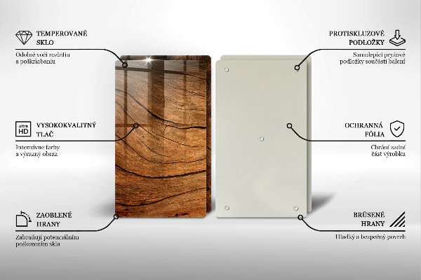 Tampa de parede do fogão a gás Textura tábuas de madeira