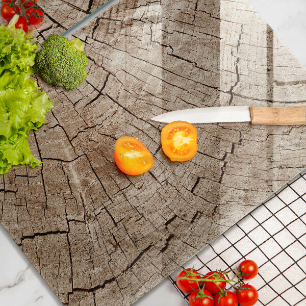 Tampa de parede do fogão a gás Corte transversal árvore