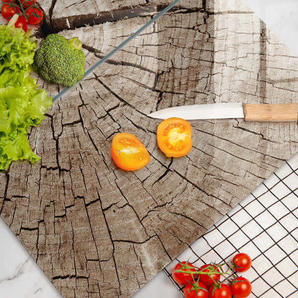 Tampa de parede do fogão a gás Corte transversal árvore