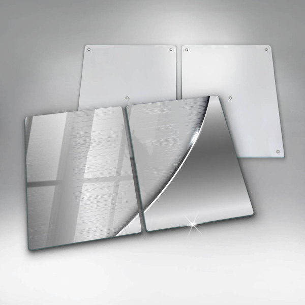 Tampa de parede do fogão a gás Formas metálicas