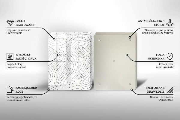 Protetor de fogão Formas abstratas