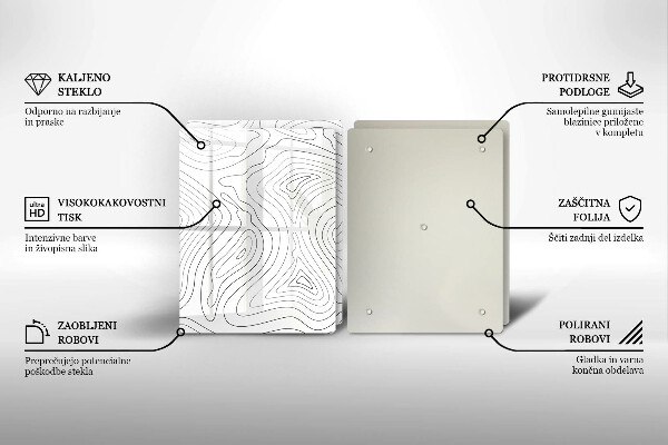 Protetor de fogão Formas abstratas