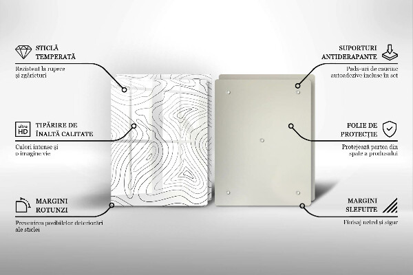 Protetor de fogão Formas abstratas