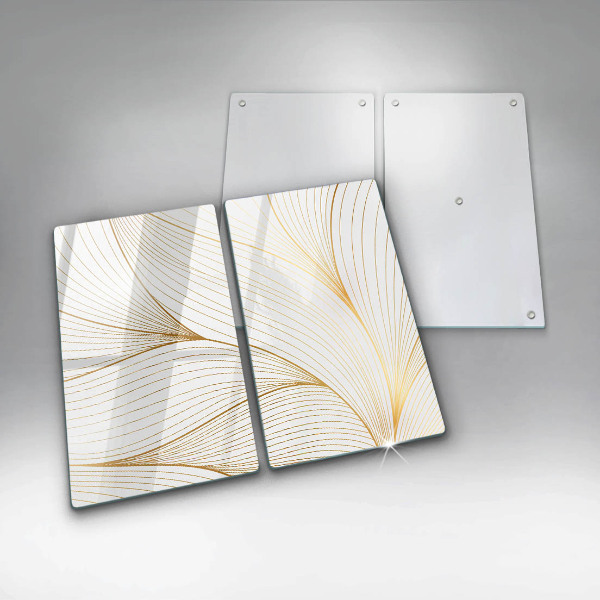 Protetor de fogão Padrão moderno de linhas