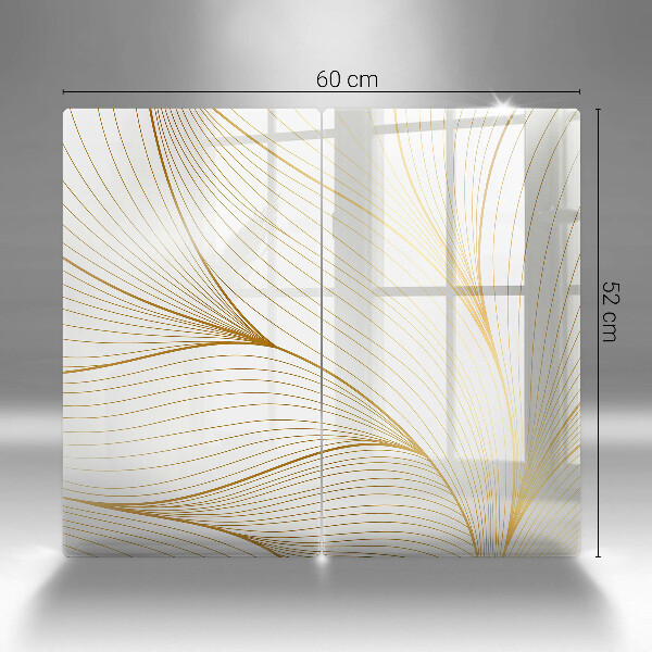 Protetor de fogão Padrão moderno de linhas