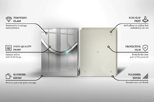 Tampa de parede do fogão a gás Abstração metálica