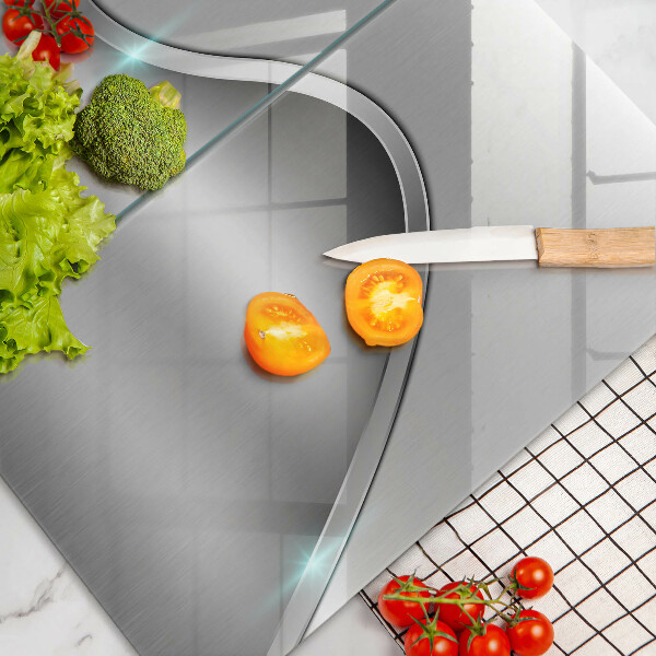 Tampa de parede do fogão a gás Abstração metálica