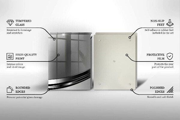 Tampa de parede do fogão a gás Abstração em metal