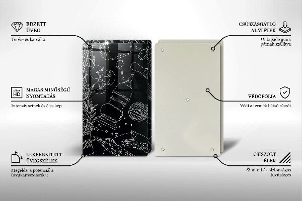 Tampa de parede do fogão a gás Acessórios de cozinha