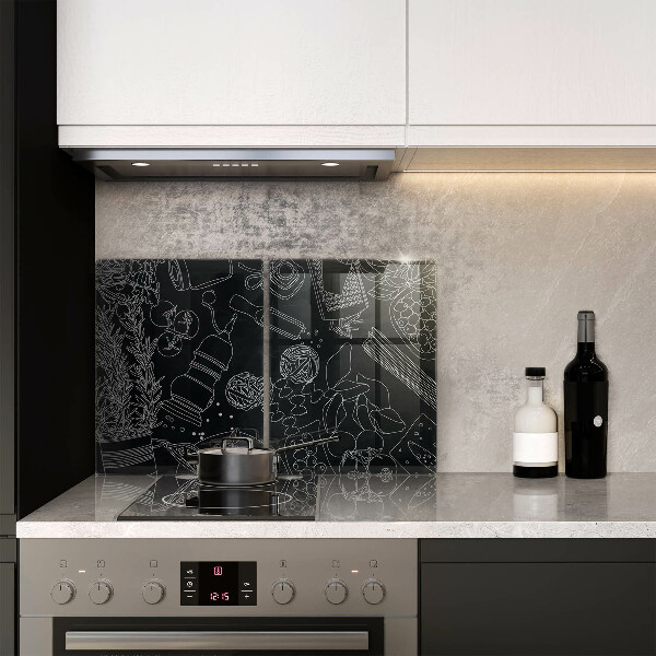 Tampa de parede do fogão a gás Acessórios de cozinha