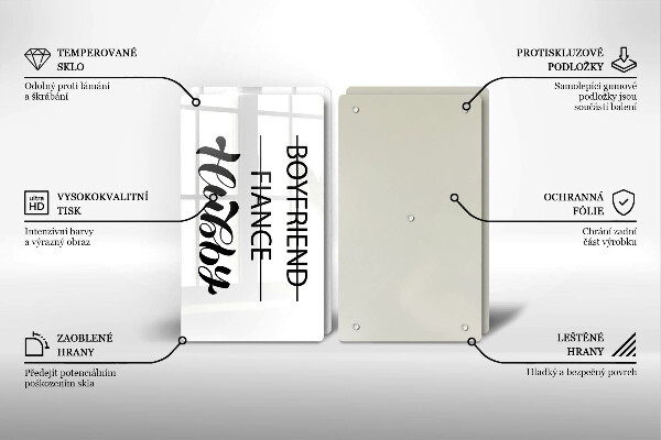 Proteção da parede na cozinha Inscrição, frase, padrão